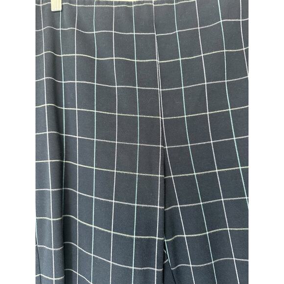 J. Jill Essential Cotton Stretch Pants Blue Pull On Straight Leg Size 16 Tall - Picture 5 of 13